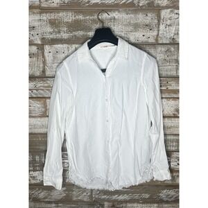 Mi Ami‎ womens white button up top fraid bottom S